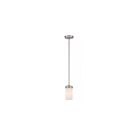 Nuvo Lighting 60-615 Polaris 1-Light Brushed Nickel Pendant 