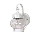 Nuvo Lighting 60-630 1-Light White Outdoor Wall Light