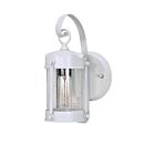 Nuvo Lighting 60-633 1-Light White Outdoor Wall Light