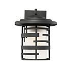 Nuvo Lighting 60-6402 Lansing 100w Textured Black Outdoor Wall Light