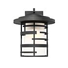 Nuvo Lighting 60-6403 Lansing 100w Textured Black Outdoor Wall Light