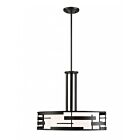 Nuvo Lighting 60-6435 Lansing 300w Textured Black Rod Pendant