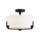 Nuvo Lighting 60-6545 Frankie 300w Aged Bronze Semi flush Mount