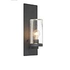 Nuvo Lighting Indie 60-6578 1-Light 60W Textured Black Incandescent Small Wall Sconce
