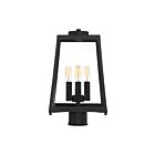 Nuvo Lighting Halifax 60-6585 4-Lights 240W Matte Black Outdoor Post Lantern