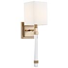 Nuvo Lighting Tompson 60-6681 1-Light 60W Burnished Brass Incandescent Wall Sconce
