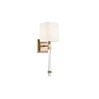 Nuvo Lighting 60-6681 Tompson 60W Burnished Brass Incandescent Wall Sconce