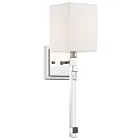 Nuvo Lighting Tompson 60-6682 1-Light 60W Polished Nickel Incandescent Wall Sconce