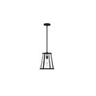 Nuvo Lighting 60-6699 Bruge 1-Light 100W Matte Black Pendant