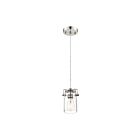Nuvo Lighting Antebellum 60-6734 1-Light 60W Polished Nickel Cord Mini Pendant