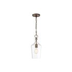 Nuvo Lighting Hartley 60-6748 1-Light 100W Antique Copper Chain Pendant