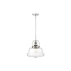 Nuvo Lighting Basel 60-6758 1-Light 100W Polished Nickel Rod Pendant