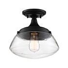 Nuvo Lighting Kew 60-6799 1-Light 60W Aged Bronze Semi-Flush Mount