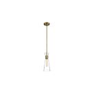 Nuvo Lighting 60-6858 Bahari 1-Light 60W Vintage Brass Pendant