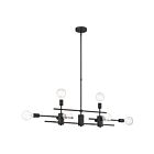 Nuvo Lighting Delphi 60-6862 8-Lights 480W Mahogany Bronze Rod Island Pendant