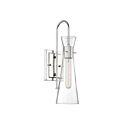 Nuvo Lighting 60-6867 Bahari 1-Light 60W Polished Nickel Wall Sconce