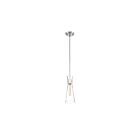 Nuvo Lighting 60-6868 Bahari 1-Light 60W Polished Nickel Pendant