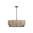 Nuvo Lighting Barrique 60-6980 5-Lights 60W Black Rod Pendant