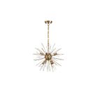 Nuvo Lighting 60-6994 Cirrus 8-Lights 480W Vintage Brass Chandelier