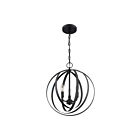 Nuvo Lighting 60-7067 Pendleton 3-Lights 180W Matte Black Pendant