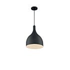Nuvo Lighting 60-7087 Bellcap 1-Light 100W Matte Black Cord Pendant