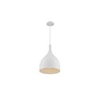 Nuvo Lighting 60-7097 Bellcap 1-Light 100W Matte White Pendant
