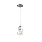 Nuvo Lighting 60-7116 Skybridge 1-Light 60W Brushed Nickel Mini Rod Pendant