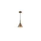 Nuvo Lighting 60-7117 Lightcap 1-Light 60W Burnished Brass Small Pendant