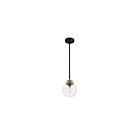Nuvo Lighting 60-7121 Axis 1-Light 60W Matte Black Pendant