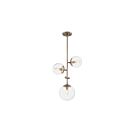 Nuvo Lighting 60-7124 Sky 3-Lights 180W Burnished Brass Pendant