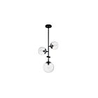 Nuvo Lighting 60-7134 Sky 3-Lights 180W Matte Black Pendant