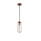 Nuvo Lighting 60-7150 Marina 1-Light 60W Burnished Brass Mini Rod Pendant