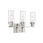 Nuvo Lighting 60-7173 Sommerset 3-Lights 180W Brushed Nickel Vanity