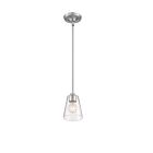 Satco 60-7180 60W Brushed Nickel Mini Pendant