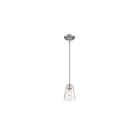 Satco 60-7180 60W Brushed Nickel Pendant