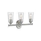Nuvo Lighting 60-7183 Bransel 3-Lights 180W Brushed Nickel Vanity