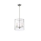 Nuvo Lighting 60-7187 Bransel 3-Lights 180W Brushed Nickel Rod Pendant
