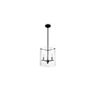 Nuvo Lighting 60-7287 Bransel 3-Lights 180W Matte Black Pendant
