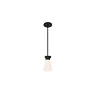 Nuvo Lighting 60-7314 Caleta 1-Light 60W Black Pendant