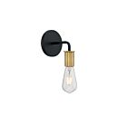 Nuvo Lighting 60-7341 Ryder 1-Light 60W Black Wall Sconce
