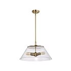 Nuvo Lighting 60-7416 3 Lights Vintage Brass 180W Rod Pendant