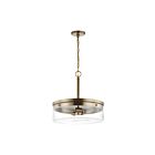 Nuvo Lighting Intersection 60-7530 3 Lights Burnished Brass 180W Pendant