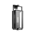 Nuvo Lighting Exhibit 60-7544 1 Light Matte Black 60W Medium Wall Lantern