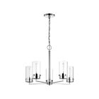 Nuvo Lighting Intersection 60-7635 5 Lights Polished Nickel 300W Chandelier