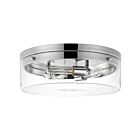 Nuvo Lighting Intersection 60-7638 3 Lights Polished Nickel 180W Large Flush Mount