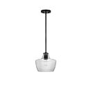 Nuvo Lighting 60-7706 Destin 1-Light Black Rod Pendant