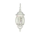 Nuvo Lighting Central Park 60-894 3-Light White Outdoor Hanging Lantern