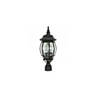 Nuvo Lighting 60-899 Central Park 3-Lights Textured Black Outdoor Post Light