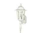 Nuvo Lighting Cornerstone 60-985 1-Light White Outdoor Wall Light