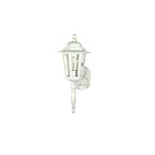 Nuvo Lighting 60-985 Cornerstone 1-Light White Outdoor Wall Light
